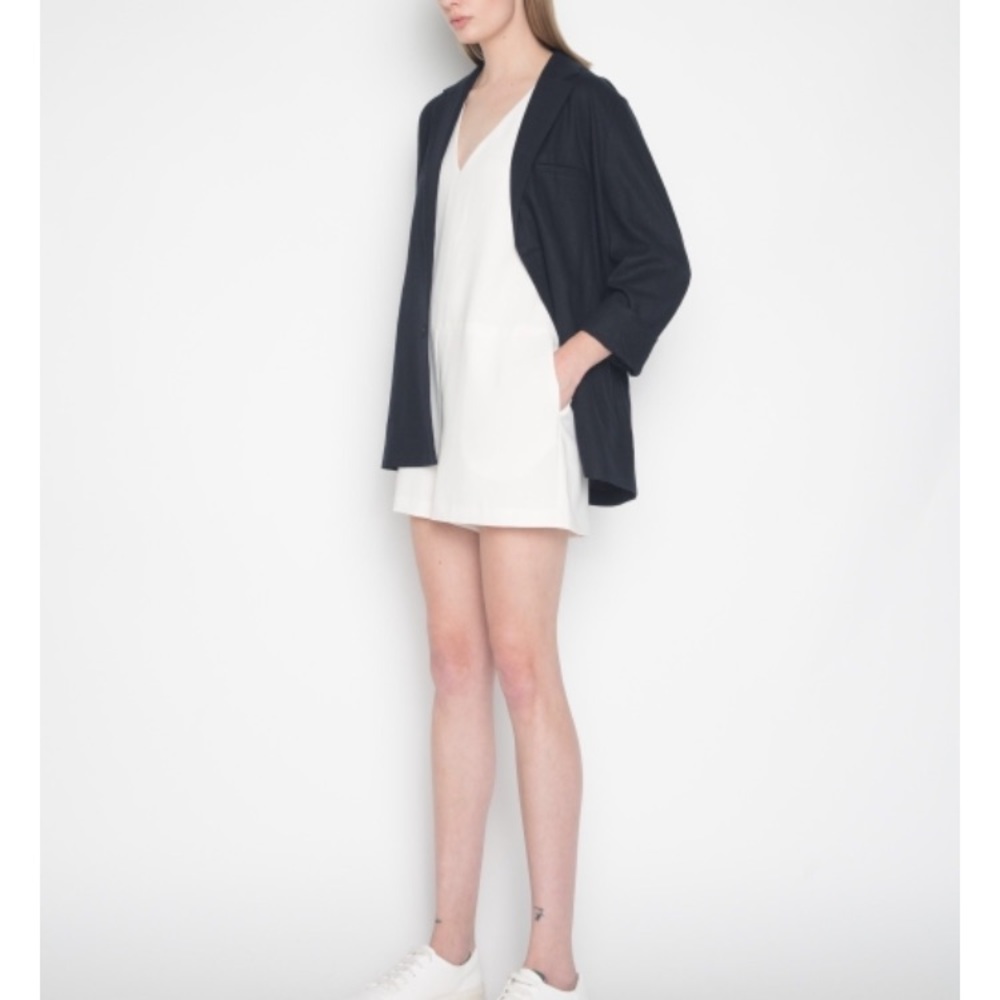 Never Worn Grey Linen Blazer