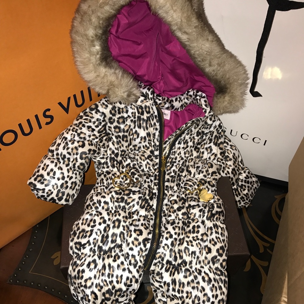 Juicy couture baby size 0-3 months snow suit!