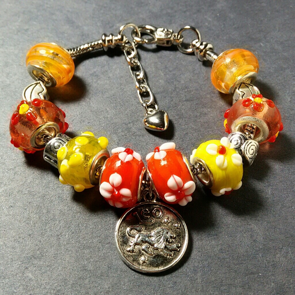 LilisCo Horoscope-Leo-European Style Bracelet