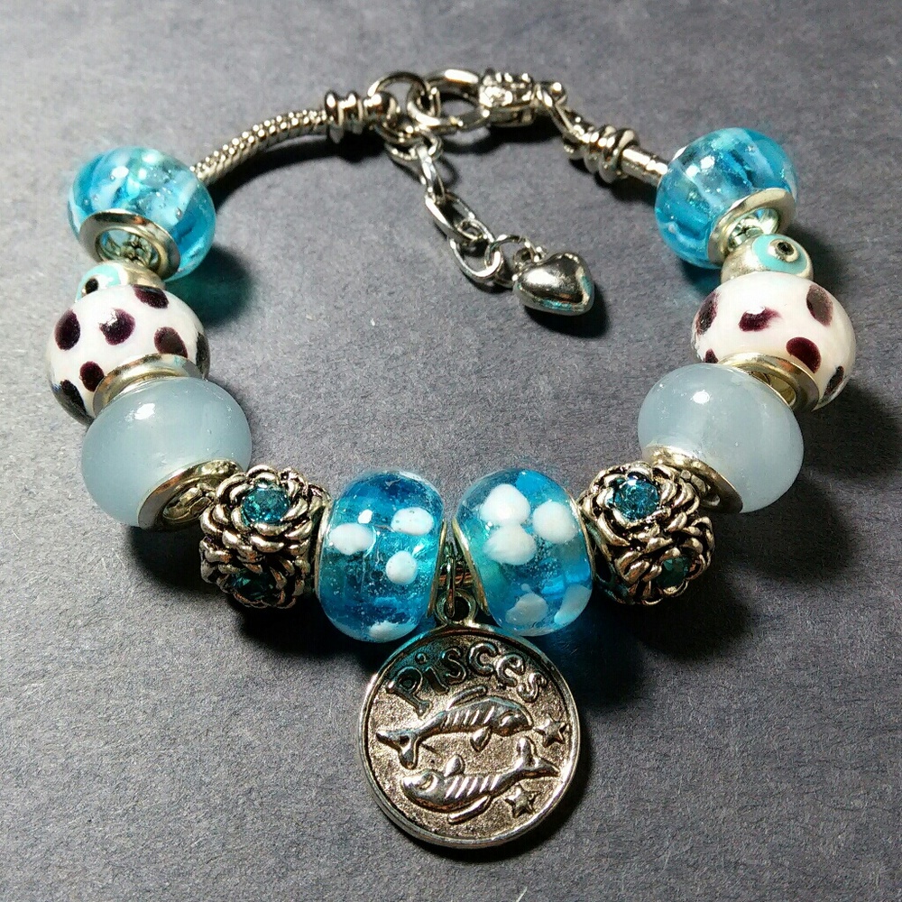 LilisCo Horoscope- Pisces -European Style Bracelet