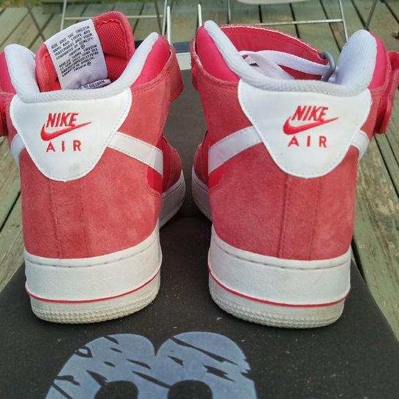 NIKE AIR FORCE 1s Mid Blazer Fusion Red - Picture 5 of 7