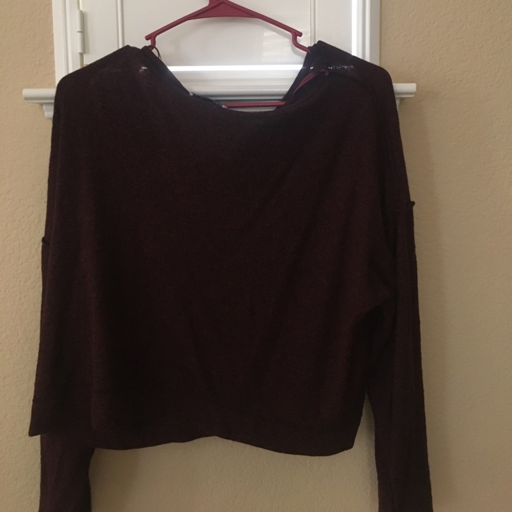 Black and Red Zara Sweater