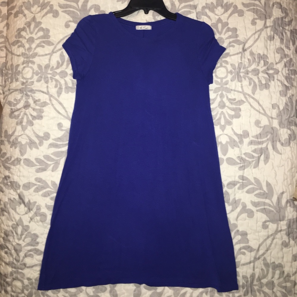 Royal Blue Shift Dress