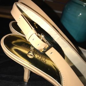 Michael Kors Slingback Kitten Heels