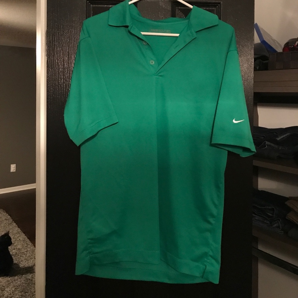 Green Nike Golf shirt