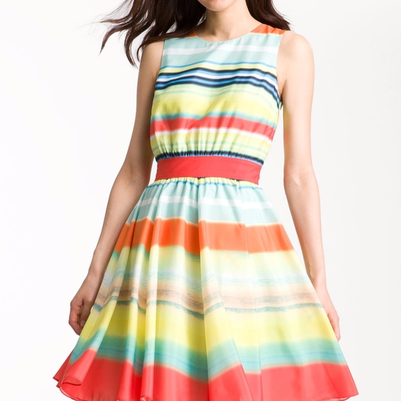 Ted Baker London Sunset Stripe Dress - Picture 2 of 5