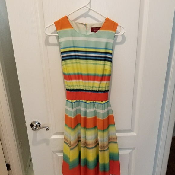 Ted Baker London Sunset Stripe Dress - Picture 4 of 5