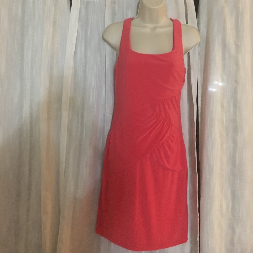 Vince Camuto Coral Cocktail Dress 🍸