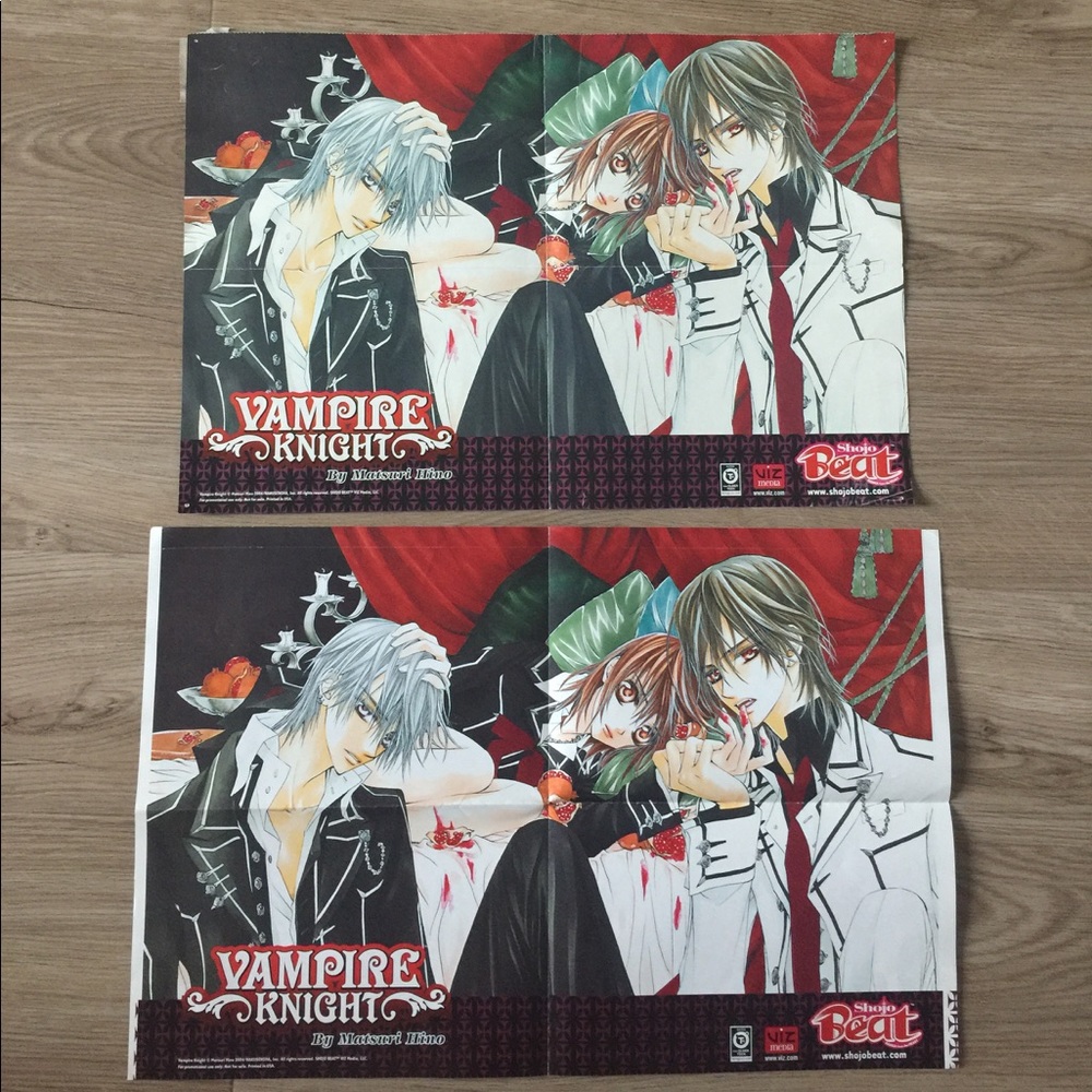 Vampire Knight Official Manga Shojo Beat posters