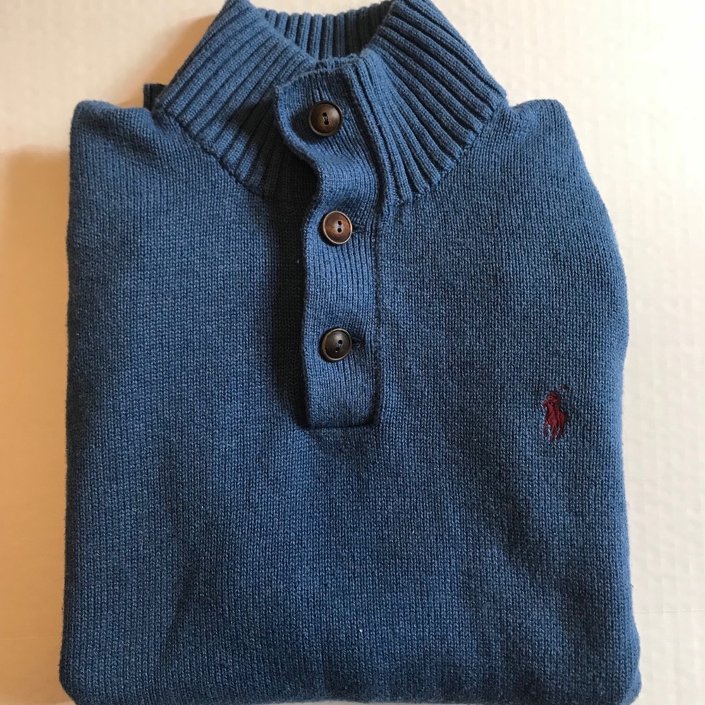 Polo Ralph Lauren Men Pullover Sweater Half Button