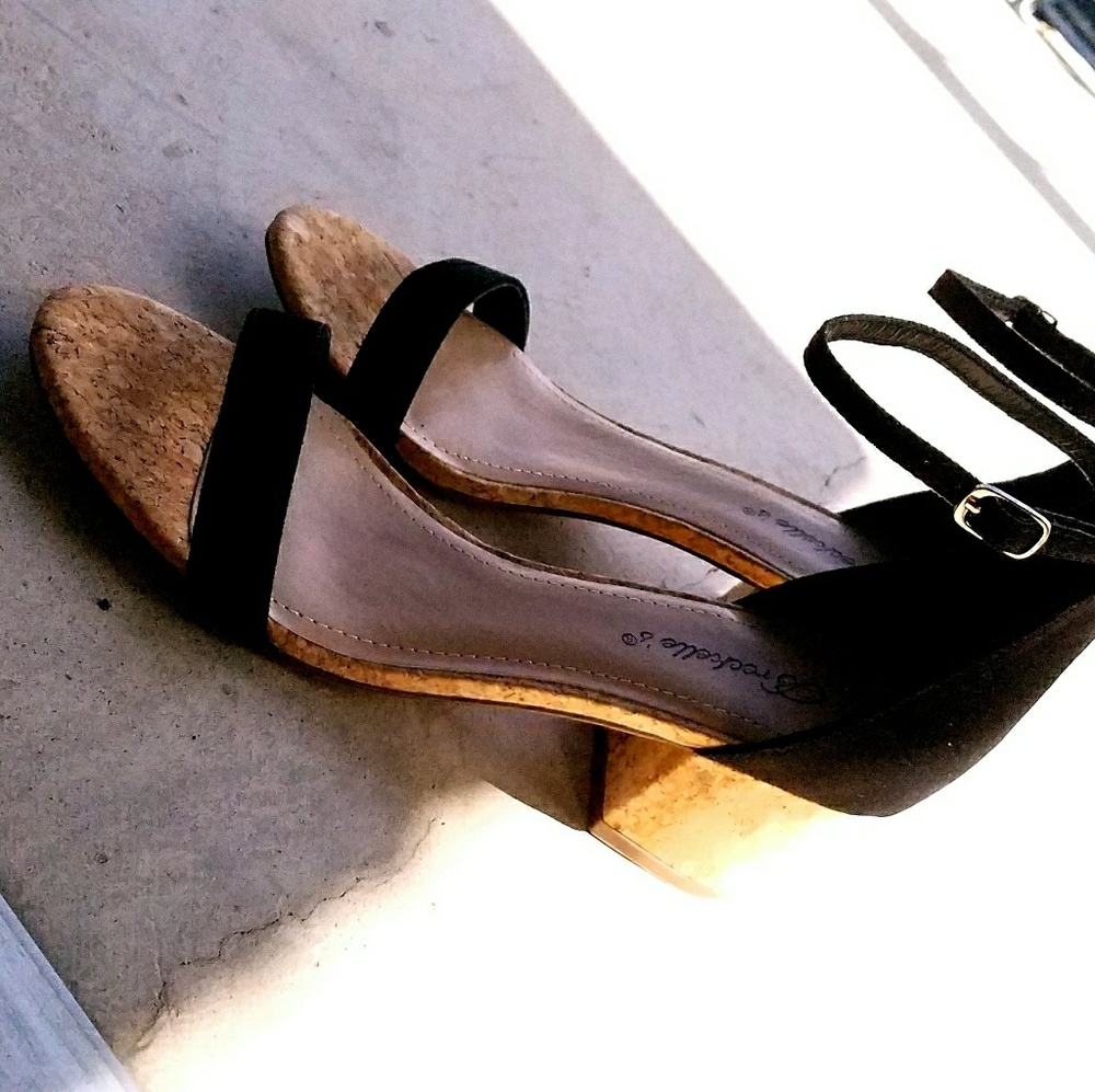 Block heeled sandal