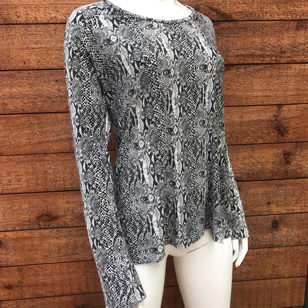 Norma Kamali Reptile Print Tunic XL