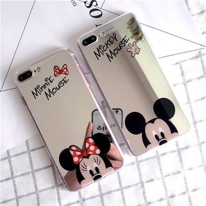 Minnie or Mickey Mouse mirror case