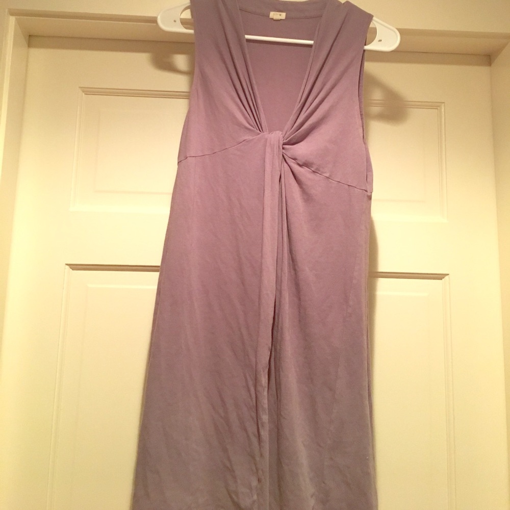 J. Crew purple tank dress