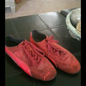 Puma Speed Cat Red/Red Suede RARE