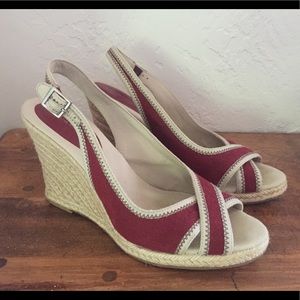 Slingback Red Espadrilles