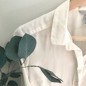 H&M White Blouse