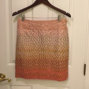 Size 6 embroidered skirt from Anthropologie