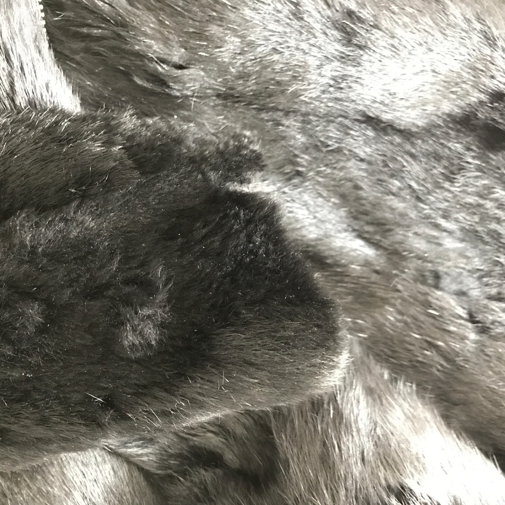 State & Lake Rabbit Fur Jacket Size XS - Picture 6 of 8