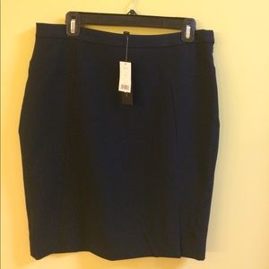 NWT Banana Republic navy blue pencil skirt size 8