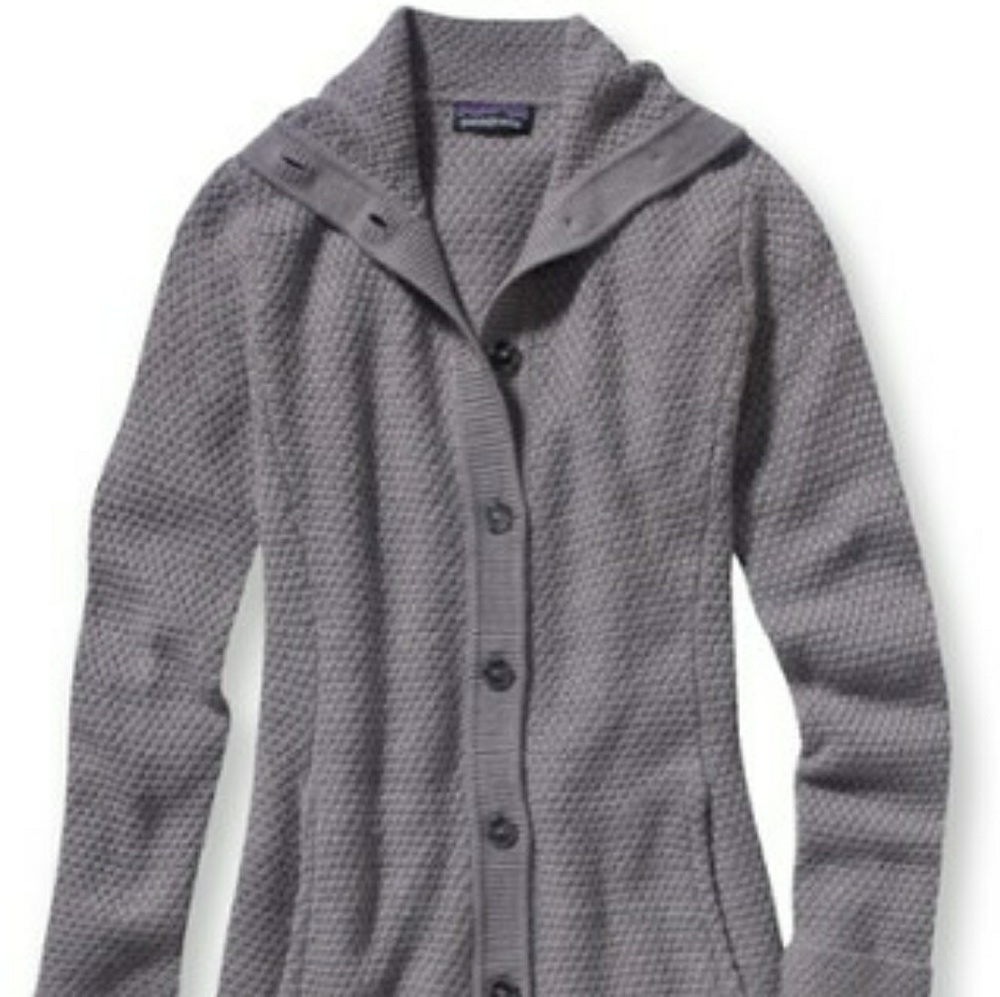 Patagonia wool sweater coat