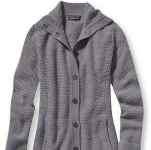 Patagonia wool sweater coat