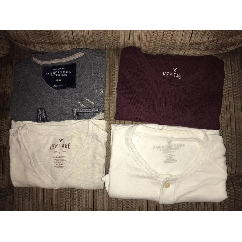 Lot of 4 American Eagle Men's tees