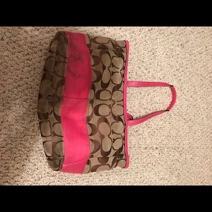 Coach diaper bag