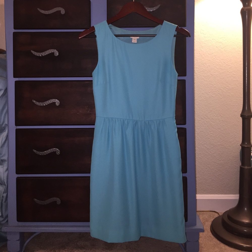 J Crew teal dress 00