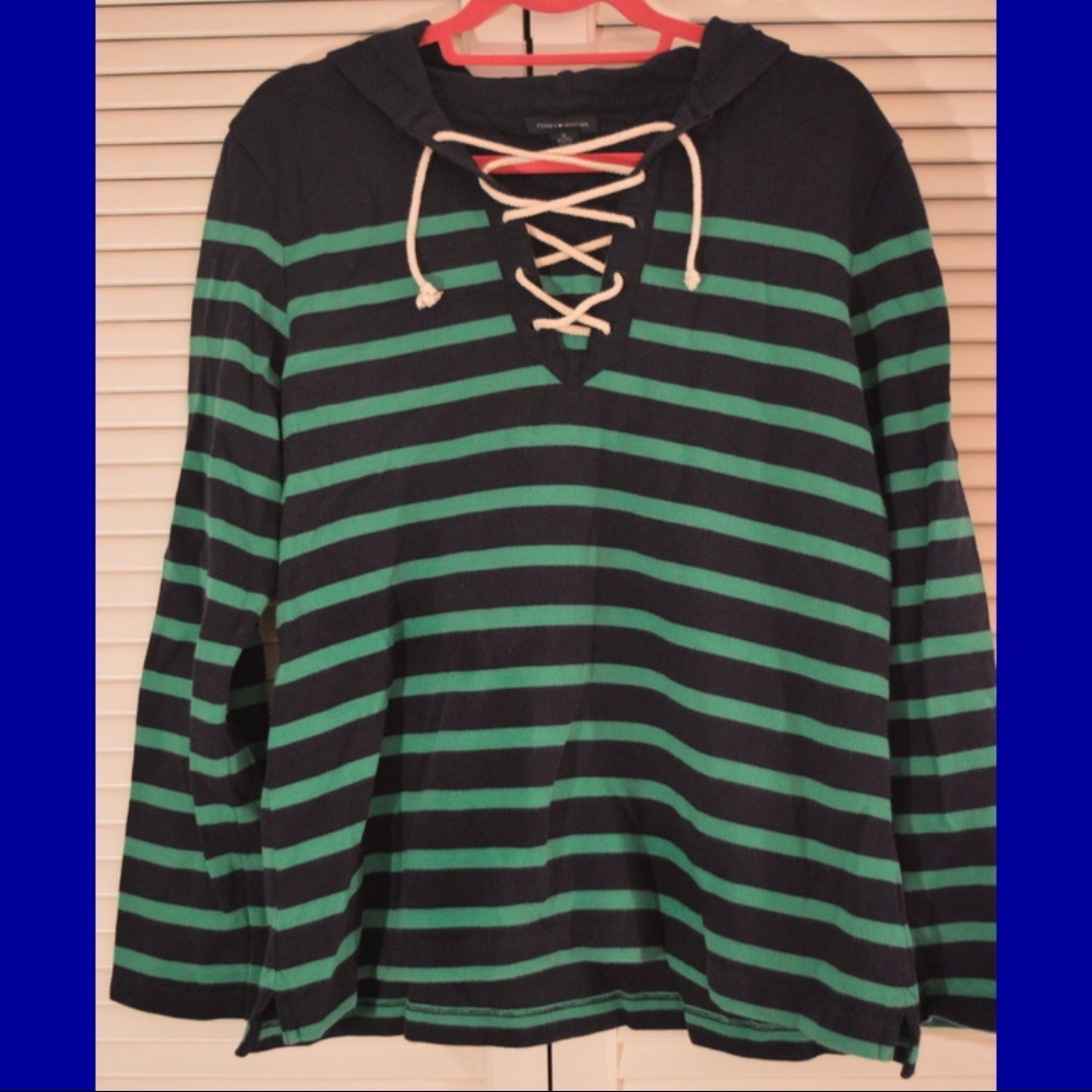 Tommy Hilfiger Lace Up Hoodie