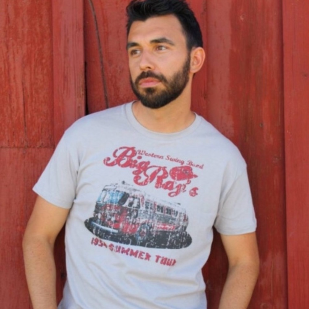 Vintage look Ray Big Band 100% Cotton Tee