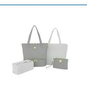 JOY Smart & Chic Leather Handbag Set w/secret comp