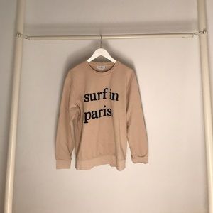 Surf In Paris Sweater great boyfriend Sweater 👻