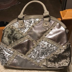 Maurice's handbag (gold and silver)