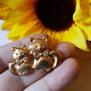 Adorable VTG Kitty Cat Brooch