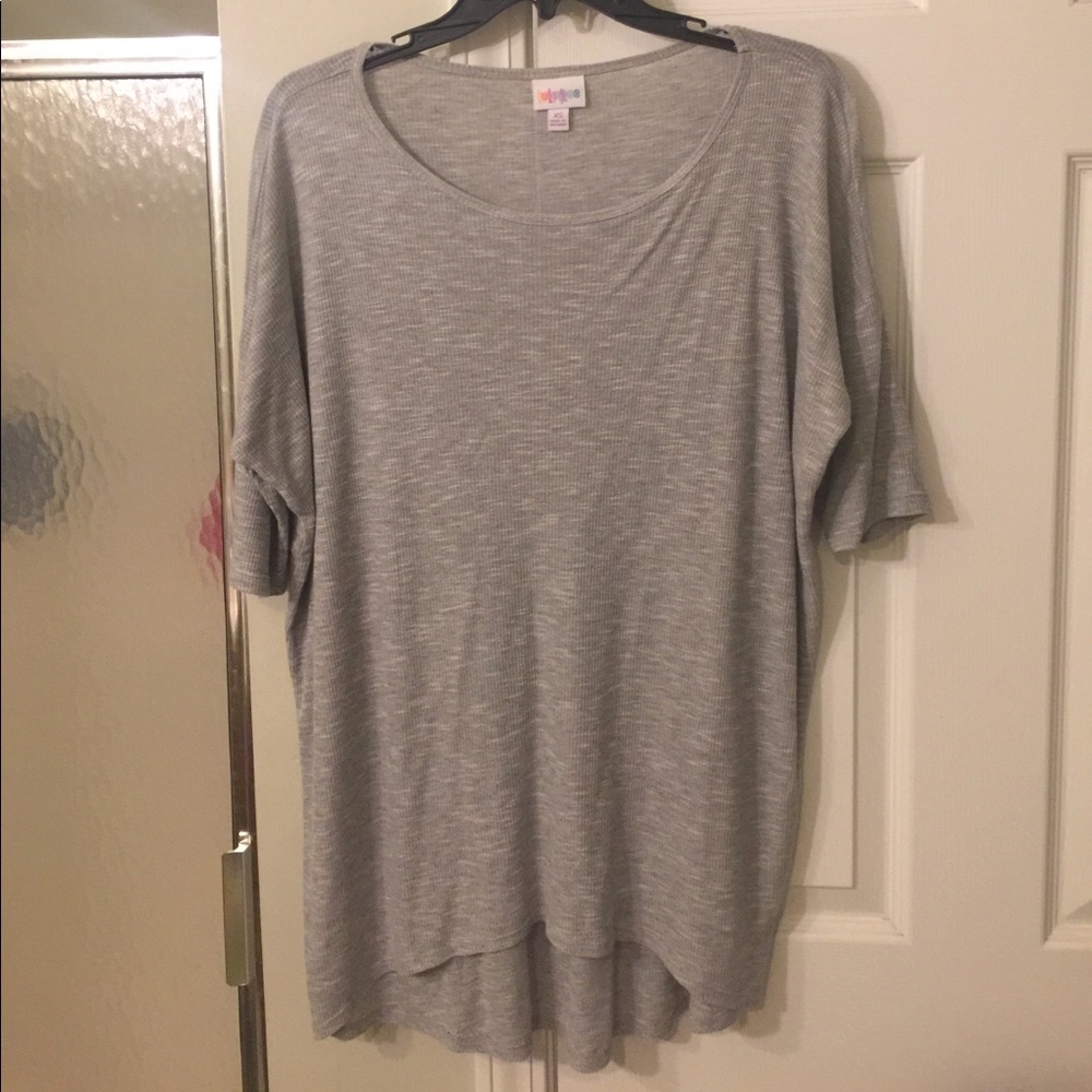 LuLaRoe Irma. Light grey. Ribbed. XS.