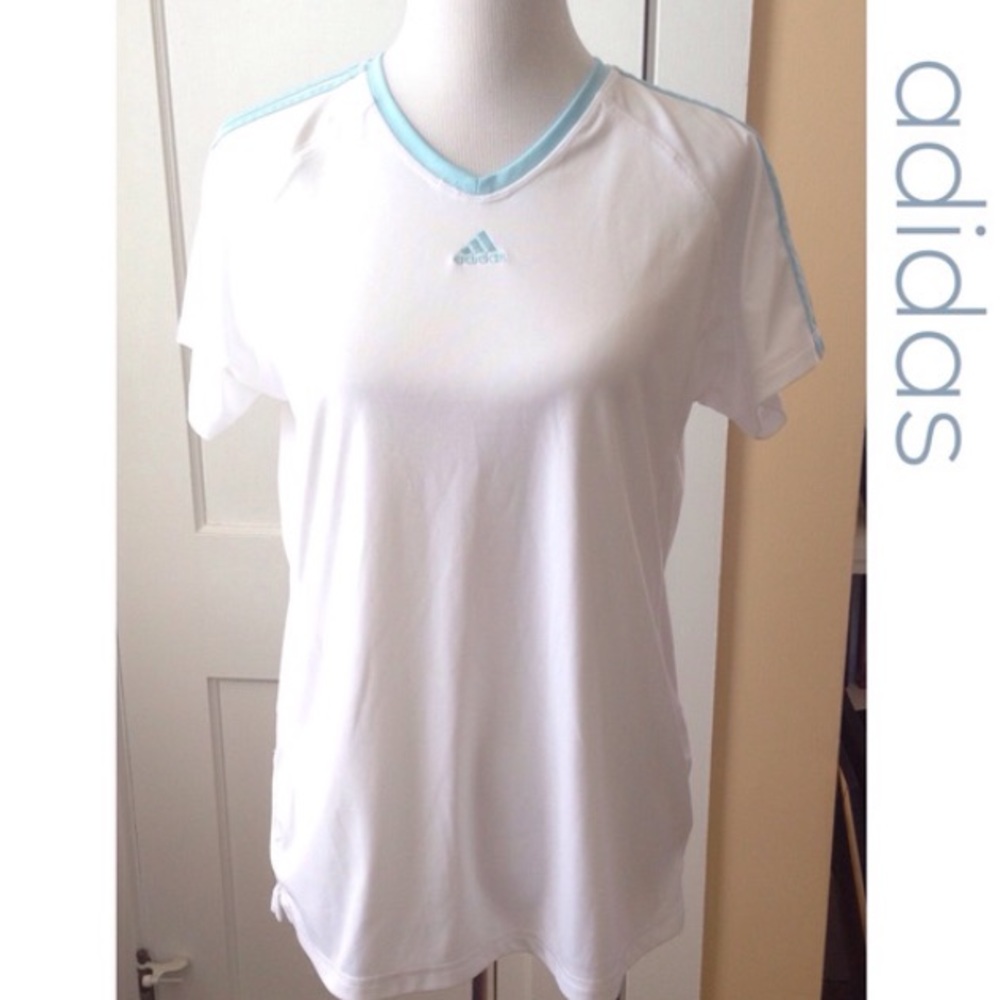 ADIDAS Active 360 V-Neck Short Sleeve Top