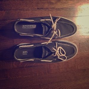 Sperry Top Sliders in Navy