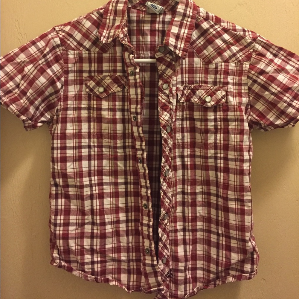 Boys small button down shirt like new