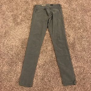 AG corduroy jeggings