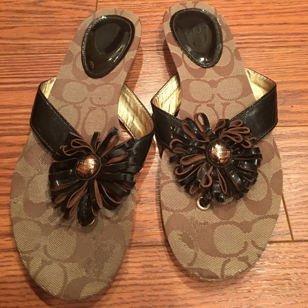 Coach Flip Flops