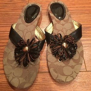 Coach Flip Flops