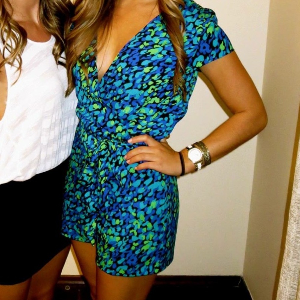 Bebe Multicolored Romper - image 1