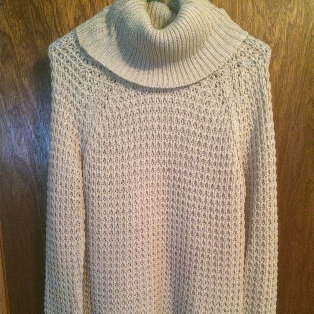 Tan Turtle Neck Sweater