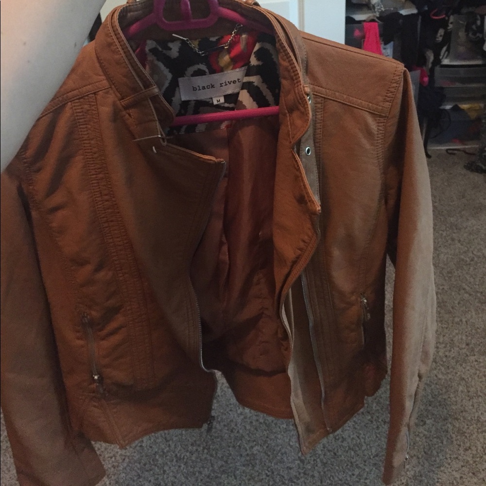 Pleather jacket