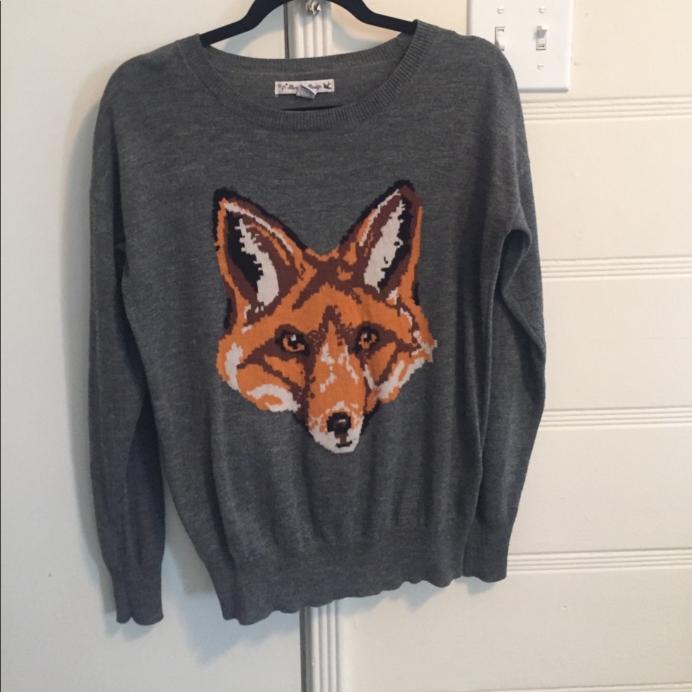 Fox pullover sweater