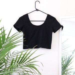 Black Crop Top
