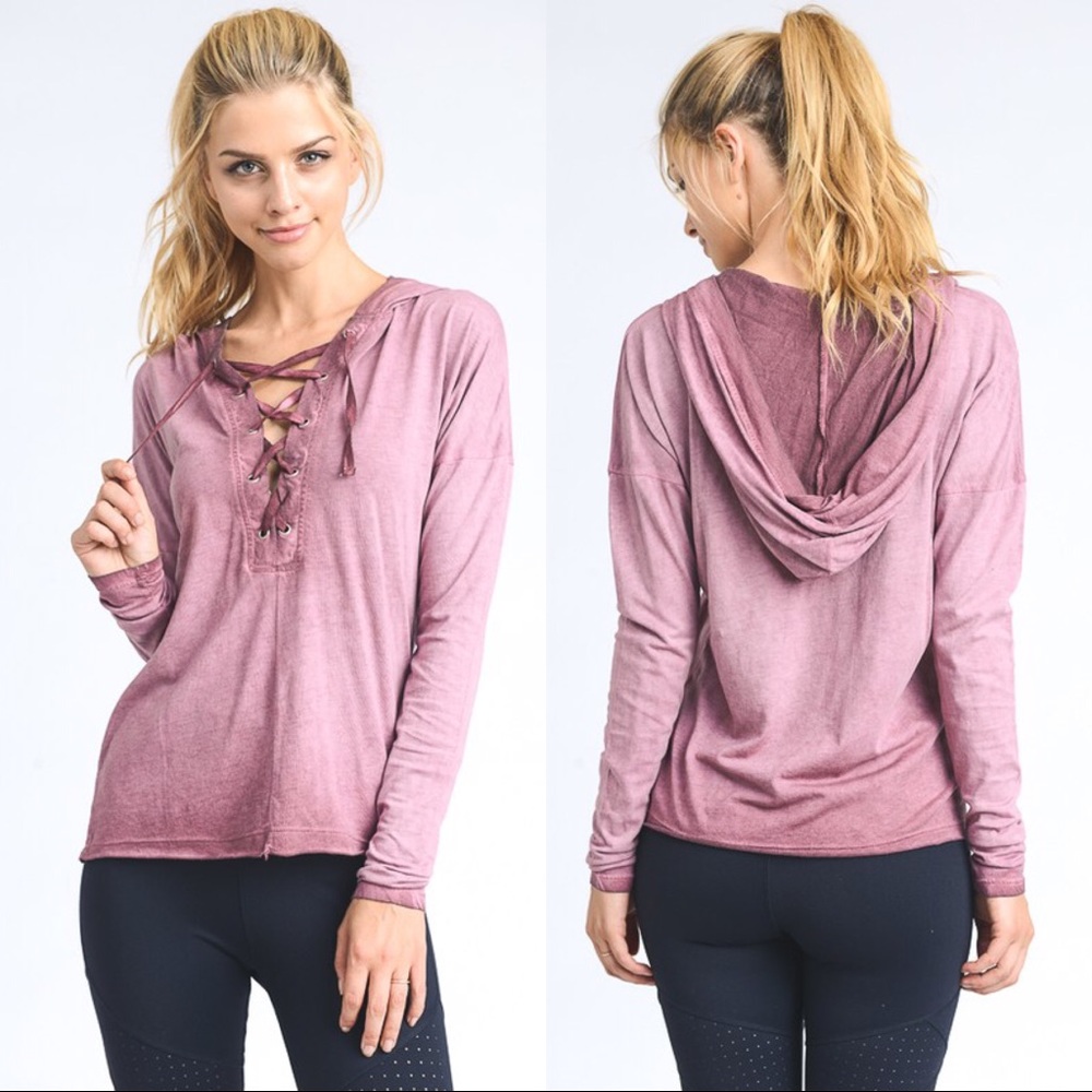 LAST 2 Smoky Berry Hoodie