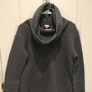 Cowlneck tunic sweater