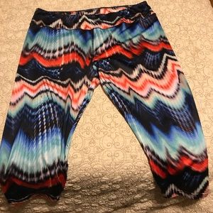 Pink Lotus XL capris from Boston Proper